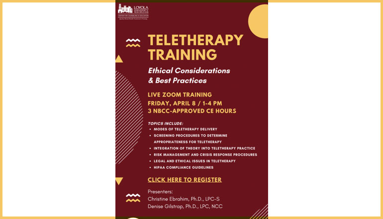 Teletherapy Training