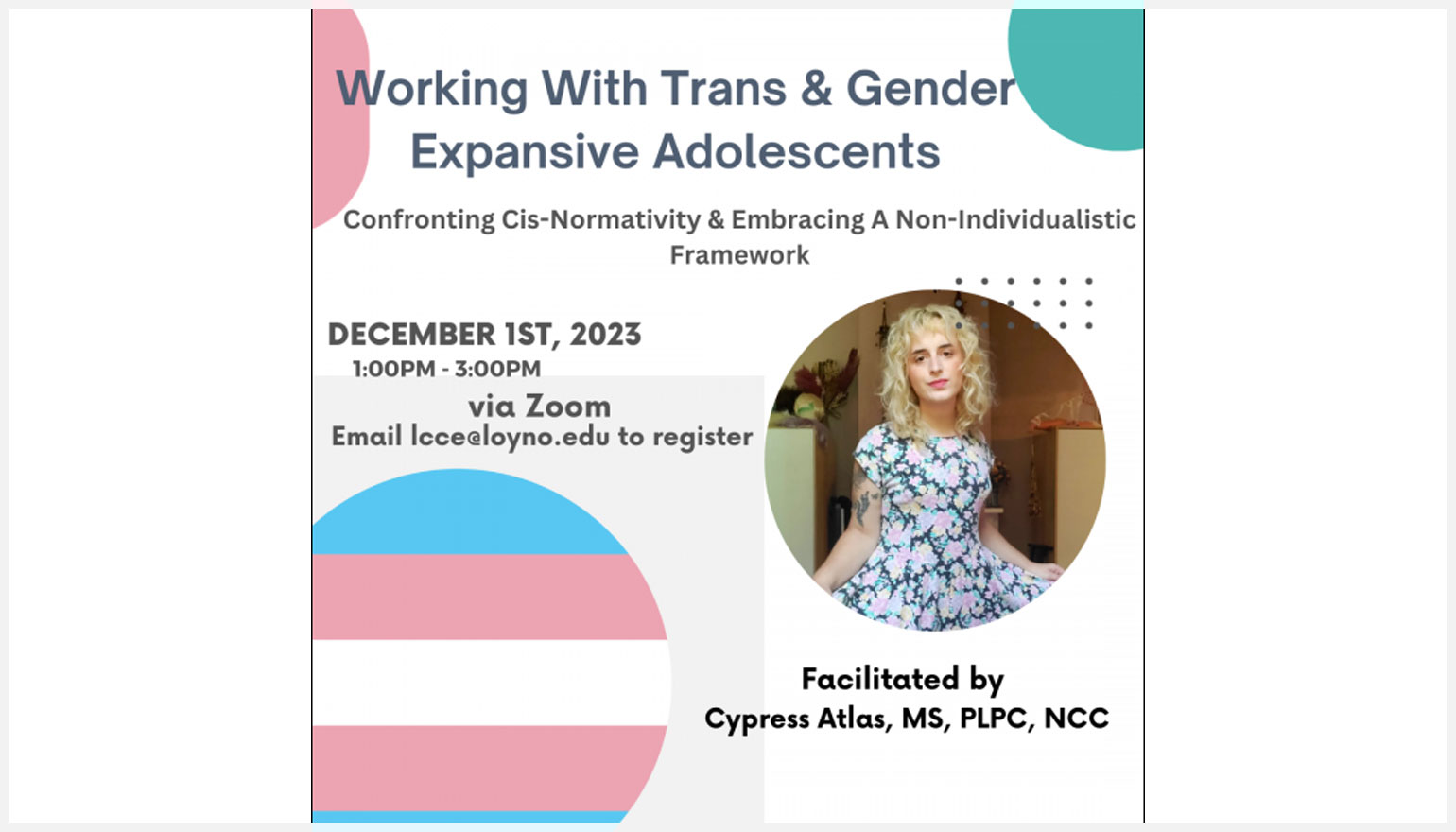 Working with Trans and Gender Expansive Adolescents